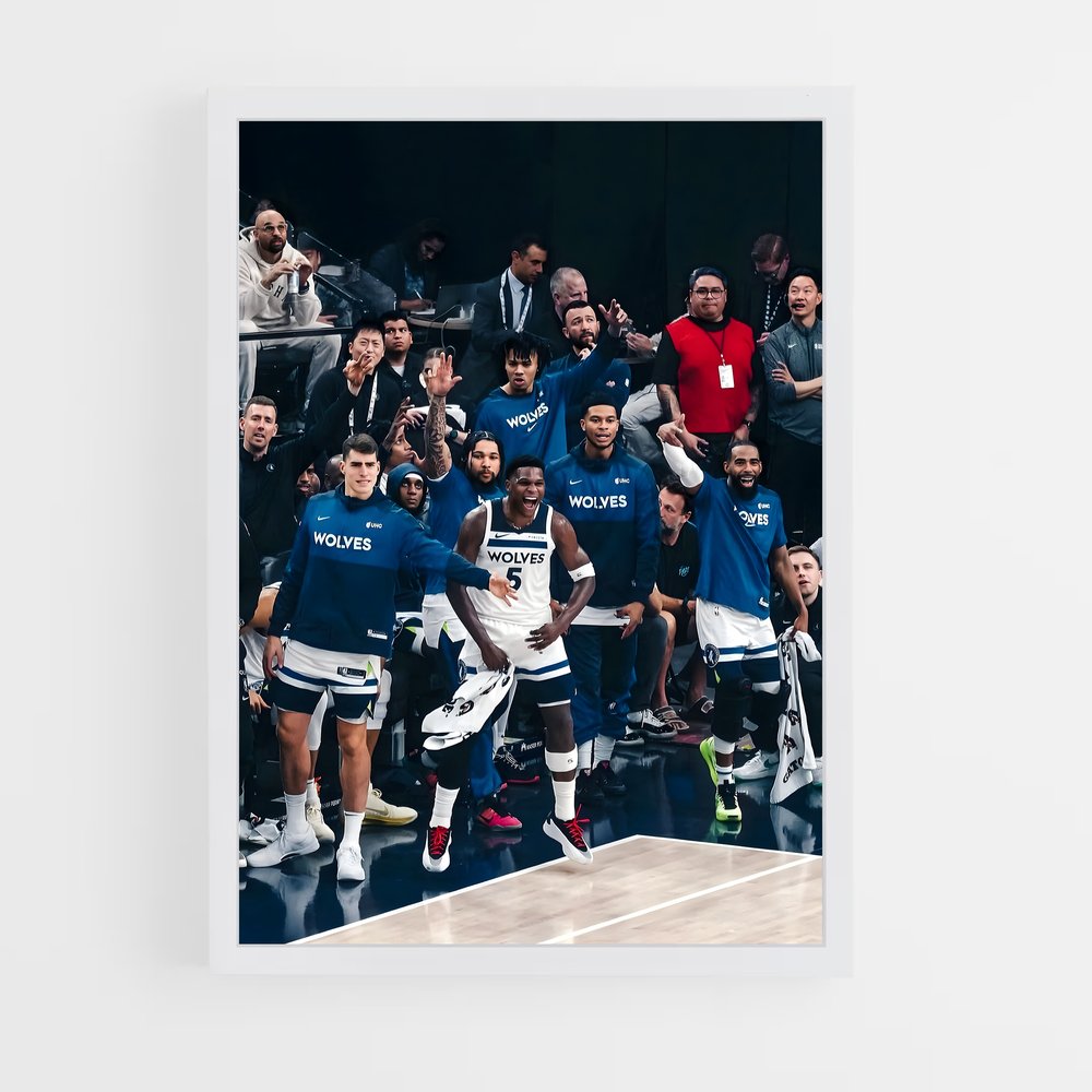 Poster Dunk et Détermination – affiche Basketball (vue 3)